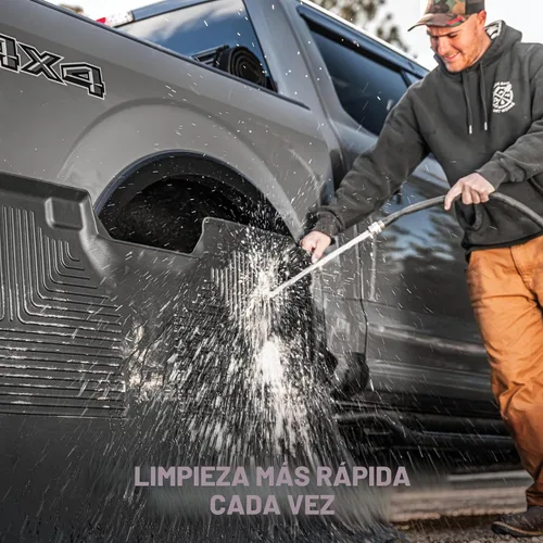 Miniatura 4 de Husky Liners alfombrillas Weatherbeater Compatible con Ford F-150 2015-2025 (incluye 2022-2025 Lightning) SUPERCREW CAB SOLO con alfombra y sin