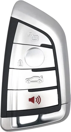 Miniatura 7 de Horande Funda de repuesto para llavero de 4 botones para BMW X1 X2 X3 X5 X6 M5 M6 M40i X5M 1 2 5 6 7 Series 530i 320 325I - Carcasa para llavero