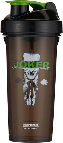 Miniatura 9 de Botella agitadora de proteínas Smartshake Lite Liga de la Justicia 800ml – Botella de agua DC Comics, botella agitadora para gimnasio sin BPA a