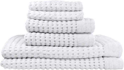 Miniatura 33 de GILDEN TREE - Toalla de baño tipo waffle de secado rápido, toallas de baño delgadas de lujo, toallas de baño 40x80 de gran tamaño, estilo moderno
