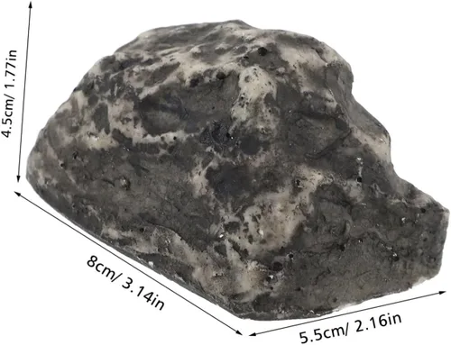 Miniatura 8 de Outanaya 1 llavero de piedra artificial realista para uso al aire libre, almacenamiento discreto para jardín, material de resina duradero