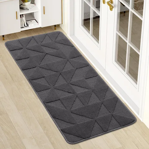 Miniatura 41 de OLANLY Tapetes para Puerta para Interiores, Antideslizantes, Absorbentes, Resistentes a la Suciedad, Tapete de Entrada Lavable, Tapete de Entrada