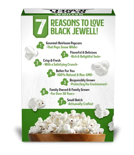 Miniatura 3 de Black Jewell Gourmet - Palomitas de maíz para microondas, naturales, 10.5 onzas (paquete de 3)