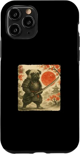 Miniatura 29 de Pug Samurai Japanese Warrior Costume Sumi-e Art Funny Case for iPhone 17