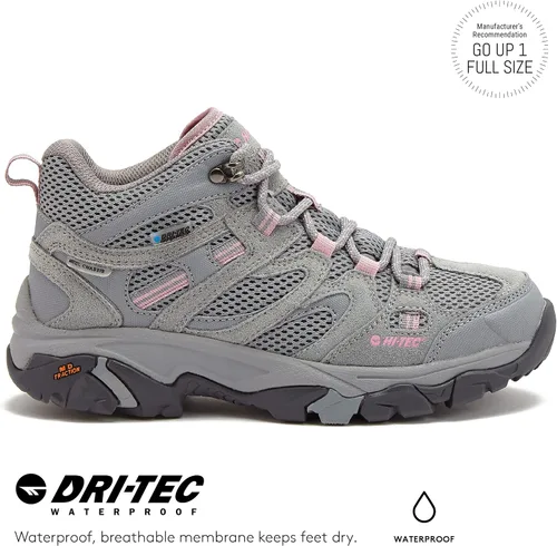 Miniatura 2 de HI-TEC Apex Lite Mid WP Botas de senderismo impermeables para mujer, ligeras, para exteriores y senderos