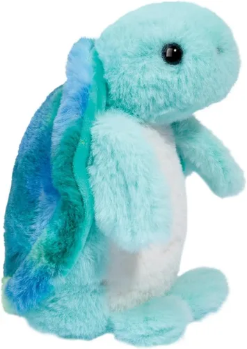 Douglas Tommie Turtle - Mini peluche suave de 6.5 pulgadas de alto, juguete suave y tierno de criatura oceánica para niños y amantes de los animales