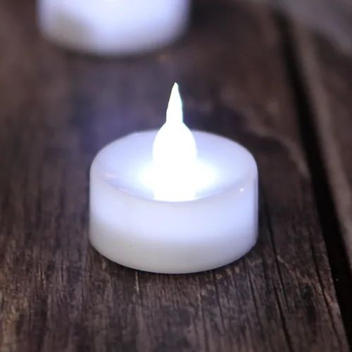 Miniatura 7 de AGPTEK Velas de té con temporizador, paquete de 24 velas LED con temporizador sin llama, funciona con pilas, velas sin parpadeo, velas de té