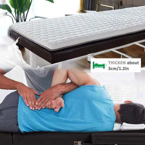 Miniatura 5 de Cubierta de espuma viscoelástica para mesa de masaje con orificio para respirar, cuadrada, redonda, trapezoidal, para cama de spa, almohadilla 2.4 in