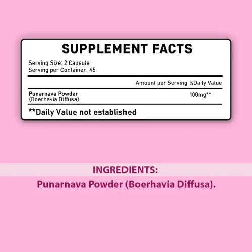 Miniatura 2 de Punarnava Tabletas de mi Nature 90 Tabletas, 1000 mg Suministro de 45 días Tabletas de Hierbas Vegano Boerhaavia diffusa de la India