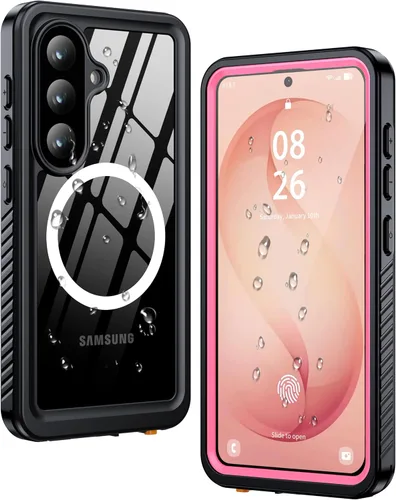 Miniatura 24 de ANTSHARE Funda magnética para Samsung Galaxy S25 FE, impermeable, con protector de pantalla integrado y protección de cámara