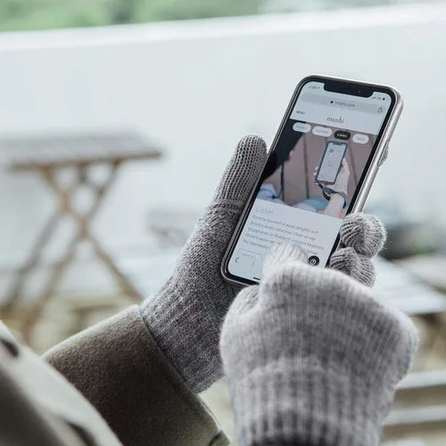 Miniatura 6 de Moshi Digits - Guantes de invierno para pantalla táctil, guantes de punto cálidos con 3 tamaños SML