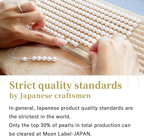 Miniatura 9 de Collar con colgante de perlas cultivadas Akoya japonés de 0.276 in para mujer con oro amarillo de 18 quilates Diseño elegante excelente regalo