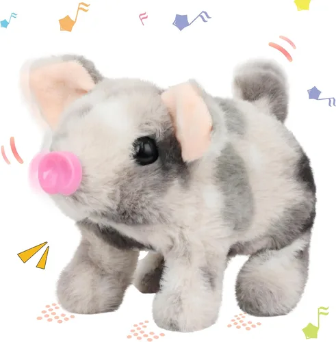 Miniatura 29 de Hopearl - Juguete de peluche electrónico interactivo de unicornio con sonidos y movimientos, camina y tiene un cuerno luminoso; regalo para niños