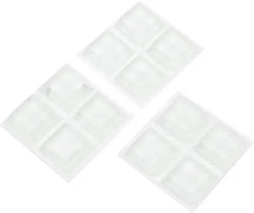 Miniatura 7 de Shepherd Hardware 9563 SurfaceGard - Almohadillas adhesivas blancas para parachoques de 3/4 pulgadas, paquete de 12