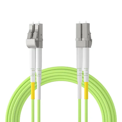 Miniatura 14 de Cable de conexión de fibra OM3 LC a LC de 0.7 ft, puente de fibra multimodo de 10 GB, LC-LC UPC dúplex MMF 50/125um, LSZH, para transceptor SFP