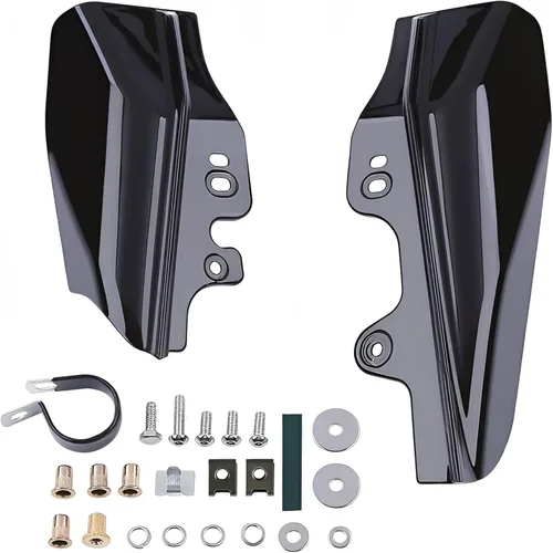 Miniatura 2 de Deflectores de aire de marco medio compatibles con Harley Touring Electra Street Glide Road King 2001-2008, kit de moldura de escudo térmico
