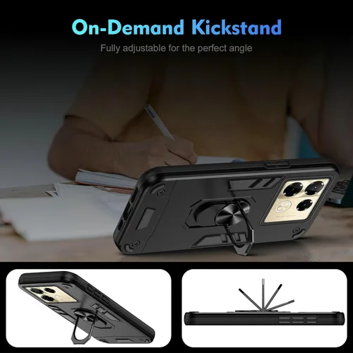 Miniatura 7 de Funda compatible con Xiaomi Redmi Note 12 Pro, funda para Redmi Note 12 Pro Speed/Poco X5 Pro 5G [con protector de pantalla de vidrio templado]