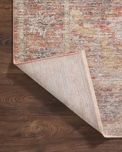 Miniatura 8 de Loloi Magnolia Home by Joanna Gaines Millie Collection MIE-04, tapete de 7 pies 10 pulgadas x 10 pies, 0.25 pulgadas de altura, atardecer/multi