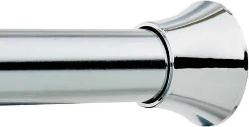 Miniatura 10 de Amazon Basics Barra de cortina de tensión, 36-54 pulgadas de longitud ajustable, acabado clásico, blanco