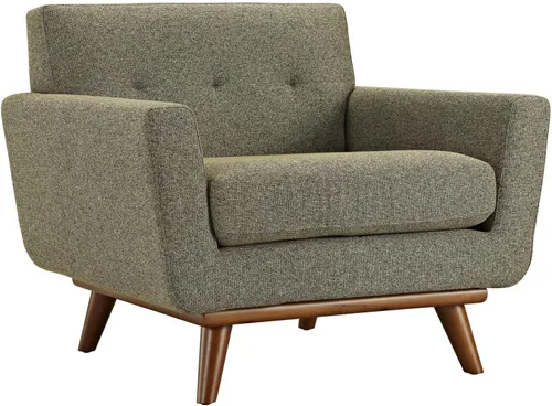 Miniatura 35 de Modway Engage - Sillón de madera Gris Expectativa