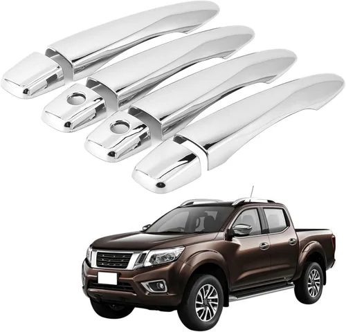 Miniatura 6 de Cubierta de manija de puerta, cubierta de manija de puerta de automóvil, cubierta de protección para Nissan Navara NP300 Frontier 2015‑2019