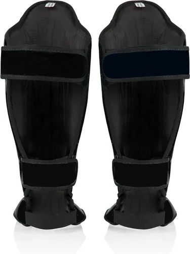 Miniatura 2 de Fairtex Espinilleras SP5 Muay Thai para hombres, mujeres, niños Las espinilleras son premium, ligeras y duraderas Protección extendida para Negro
