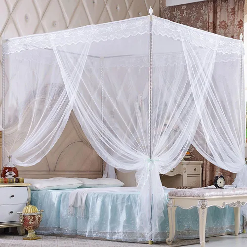 Miniatura 7 de cortina para cama de 4 esquinas, diseño de princesa