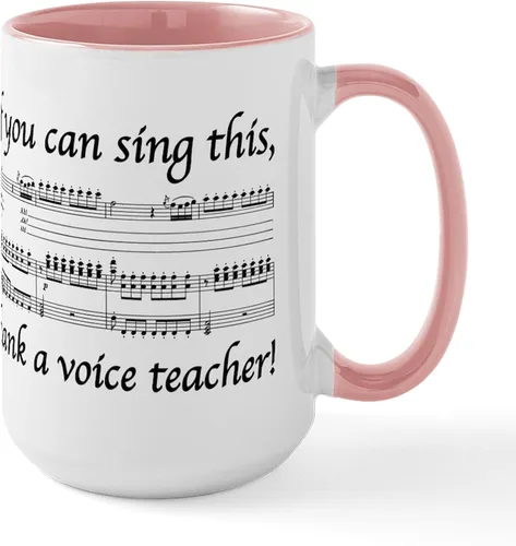 Miniatura 40 de CafePress Taza de café de cerámica para profesor/matemáticas inglesas, taza de té de 15 onzas