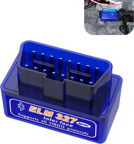 MLY Escáner de Diagnóstico Automotriz OBDII, Herramienta de Diagnóstico Bluetooth OBDII ELM327 V2.1, Lector Profesional de Códigos de Falla del