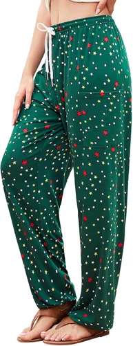 Miniatura 12 de QIANXIZHAN - Pantalones harem para mujer, pantalones palazzo hippie, joggers bohemios con bolsillos, ropa de yoga