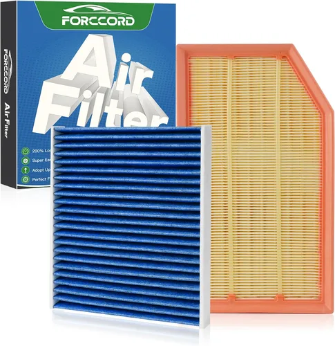 Miniatura 20 de Kit de filtro de aire de motor y de cabina Forccord Compatible con Honda Civic 1.5L 2016 2017 2018 2019 2020 2021 Filtro de cabina de carbón