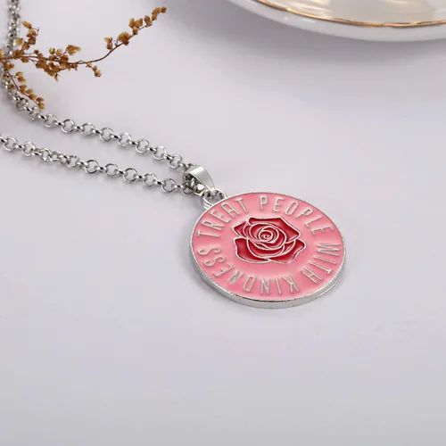 Miniatura 2 de Ralukiia Regalo de una dirección, Harry Merchandising, regalo para personas con bondad, collar esmaltado, joyería, Metal, no conocido