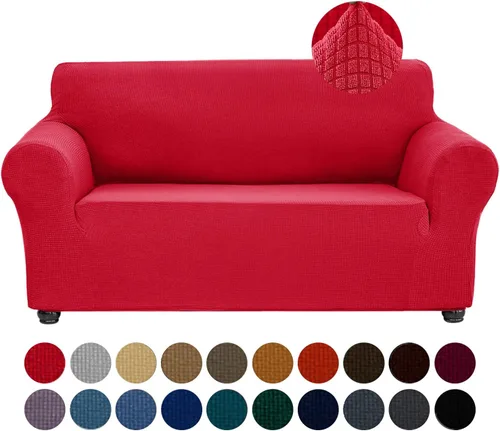 Miniatura 57 de Joccun Funda Elástica para Silla Sofá, Funda de Sofá de 1 Pieza Tela Jacquard de Spandex con Parte Inferior Elástica, Protector de Muebles Lavable