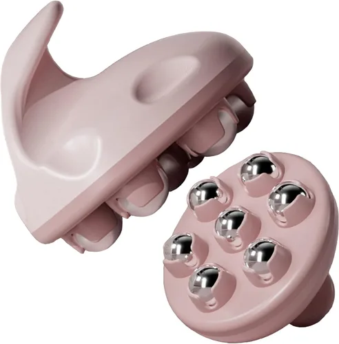 Miniatura 8 de WMM Masajeador de Mano, Herramienta de Masaje Corporal Completo con Masajeador de Bola de Rodillos Manual de 360 Grados para Alivio del Dolor