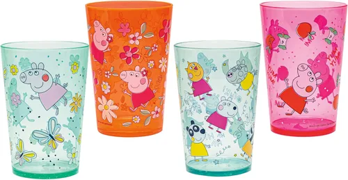 Miniatura 13 de Zak Designs DreamWorks Gabby's Dollhouse Juego de Vasos Anidables para el Hogar, Vasos de Plástico sin BPA de 14.5oz, Paquete de 4