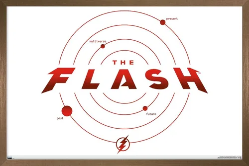 Miniatura 17 de Trends International DC Comics Movie The Flash - Póster de pared de la línea de tiempo Versión con marco dorado