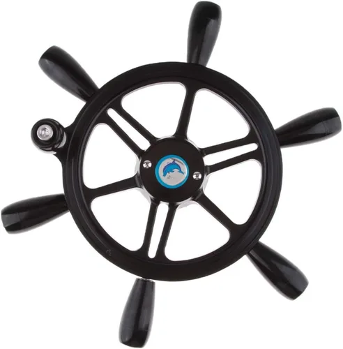 Miniatura 3 de Baosity 15" diámetro Vintage barco volante 3/4" eje con perilla
