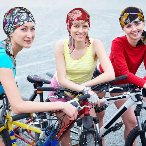 Miniatura 5 de Geyoga 6 unidades de bufanda para la cabeza para mujer, bufandas preatadas, gorros, gorros, con estampado elástico, para dormir, turbante, bufanda