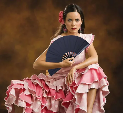 Miniatura 2 de Ventilador plegable de 11.8 pulgadas, negro, pequeño, ventilador de mano chino Kung Fu Tai Chi para hombres, mujeres/niños con una funda de tela