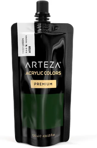 Miniatura 19 de Arteza - Pinturas acrílicas Blanco titanio A101