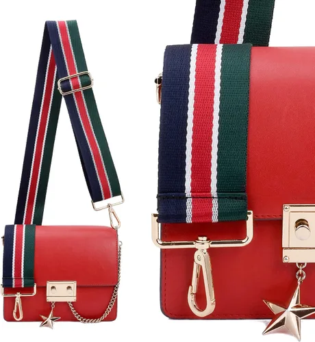 Miniatura 611 de ZOOEASS - Correa de repuesto para cartera, para colgar en el hombro o para cruzar, ancha y ajustable, de lona