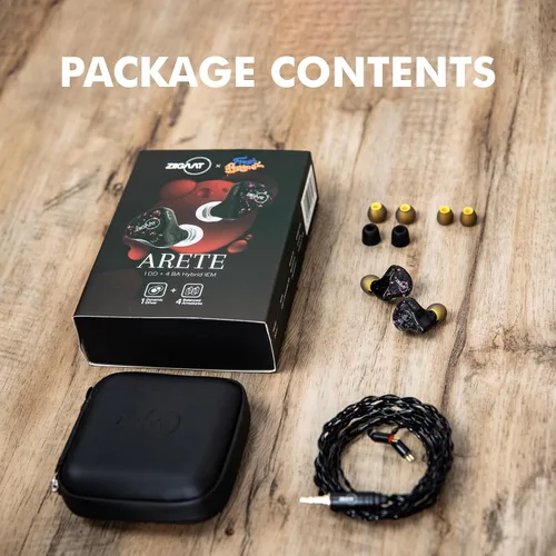 Miniatura 7 de Linsoul ZiiGaat x Fresh Reviews Arete in Ear Monitor, 1DD+4BA Hybrid Earphone IEM, auriculares para juegos con cable, monitor de estudio tuning
