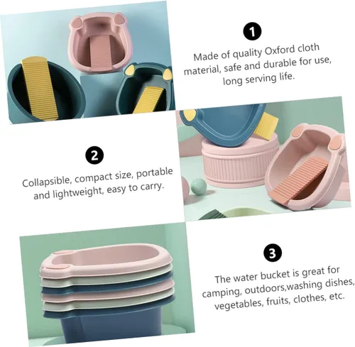 Miniatura 2 de Healeved Tabla de lavado para lavadero a mano, diseño de ahorro de espacio para dormitorio y hogar