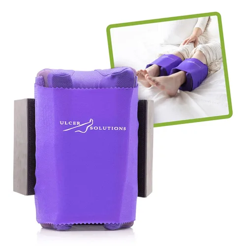 Miniatura 8 de Ulcer Solutions Protector de talón, protectores de talón para úlceras por presión, ligeros y transpirables, protectores de talón elevados para una