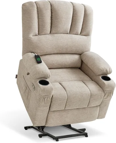 Miniatura 24 de MCombo Silla Reclinable Elevadora Eléctrica de Gran Tamaño para Ancianos, Silla Elevadora con Calor y Masaje, Reclinable Elevadora para Grandes