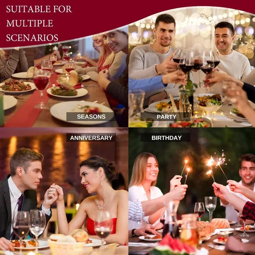 Miniatura 7 de Decantador de vino de cristal soplado a mano con aireador integrado y base de pico dorado, jarra de vino tinto de 25.4 fl oz para cenas, regalo
