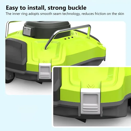 Miniatura 3 de Limpiador robótico inalámbrico para piscinas, 5000 mAh 25 °, aspiradora de piscina para escalar, mapeo inteligente, robot aspirador de piscina dura
