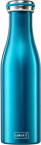 Miniatura 10 de Lurch Alemania Botella térmica para bebidas frías y calientes hecha de acero inoxidable de doble pared (antracita metálica, 16, oz. 0.5l)