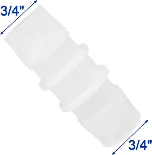 Miniatura 2 de Accesorio de púa para manguera de plástico, conectores de tubería de 3/4" x 3/4", empalmador con púas reparador, adaptador de unión, 6 piezas