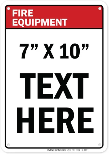 Miniatura 52 de Primer letrero de seguridad personalizado, letrero ANSI, compatible con Osha, 12 x 18 pulgadas, HDPE de 55 mil de grosor